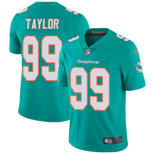 Miami Dolphins #99 Jason Taylor Aqua Green Team Color Men's Stitched Vapor Untouchable Limited Jersey Men's cheap jerseys for sale - CheapJerseys.Shop