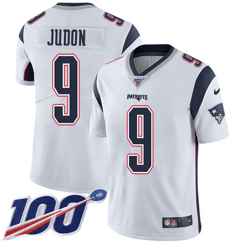 Patriots #9 Matt Judon White Youth Stitched 100th Season Vapor Limited Jersey cheap jerseys for sale - CheapJerseys.Shop