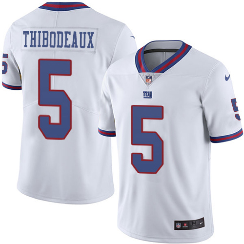 Giants #5 Kayvon Thibodeaux White Youth Stitched Limited Rush Jersey cheap jerseys for sale - CheapJerseys.Shop