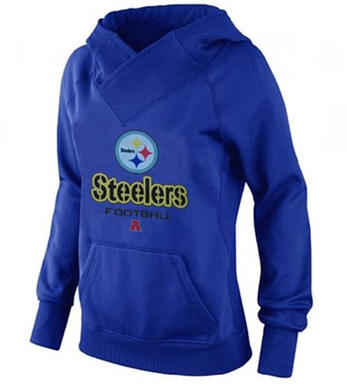 Women's Pittsburgh Steelers Big & Tall Critical Victory Pullover Hoodie Blue cheap jerseys for sale - CheapJerseys.Shop