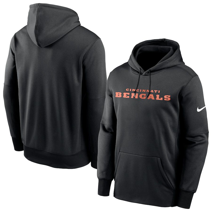 Cincinnati Bengals Fan Gear Wordmark Performance Pullover Hoodie Black cheap jerseys for sale - CheapJerseys.Shop