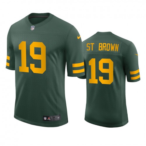 Green Bay Green Bay Packers #19 Equanimeous St. Brown Men's Alternate Vapor Limited Player Jersey - Green Men's cheap jerseys for sale - CheapJerseys.Shop