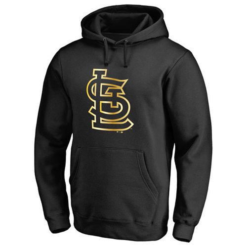 St.Louis Cardinals Gold Collection Pullover Hoodie Black cheap jerseys for sale - CheapJerseys.Shop