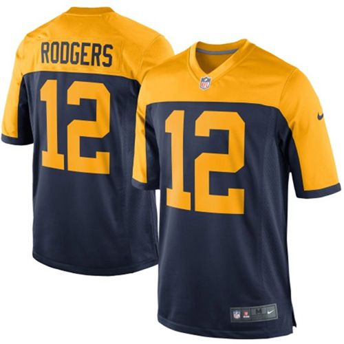Packers #12 Aaron Rodgers Navy Blue Alternate Youth Stitched New Elite Jersey cheap jerseys for sale - CheapJerseys.Shop