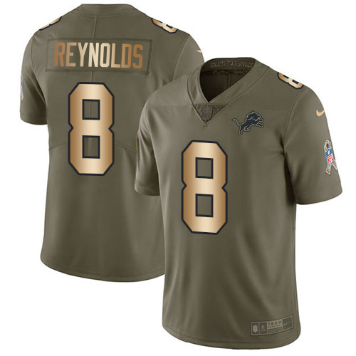 Lions #8 Josh Reynolds Olive/Gold Youth Stitched Limited 2017 Salute To Service Jersey cheap jerseys for sale - CheapJerseys.Shop