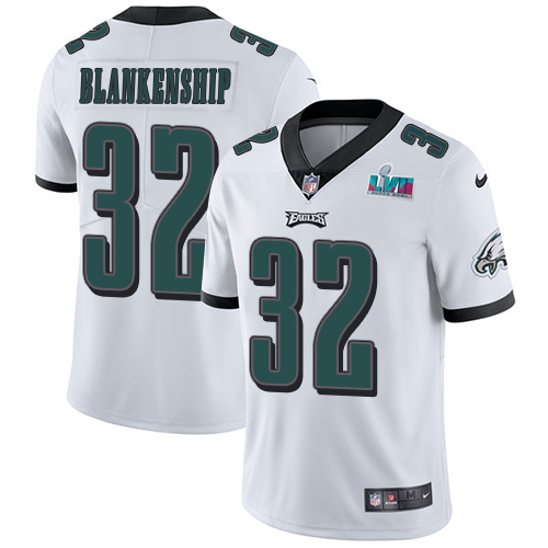 Eagles #32 Reed Blankenship White Super Bowl LVII Patch Youth Stitched Vapor Untouchable Limited Jersey cheap jerseys for sale - CheapJerseys.Shop