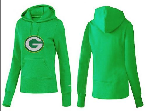 Women's Green Bay Packers Logo Pullover Hoodie Green cheap jerseys for sale - CheapJerseys.Shop