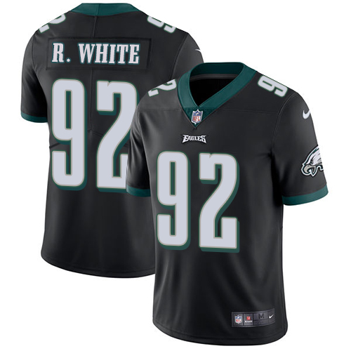 Philadelphia Eagles #92 Reggie White Black Alternate Men's Stitched Vapor Untouchable Limited Jersey Men's cheap jerseys for sale - CheapJerseys.Shop