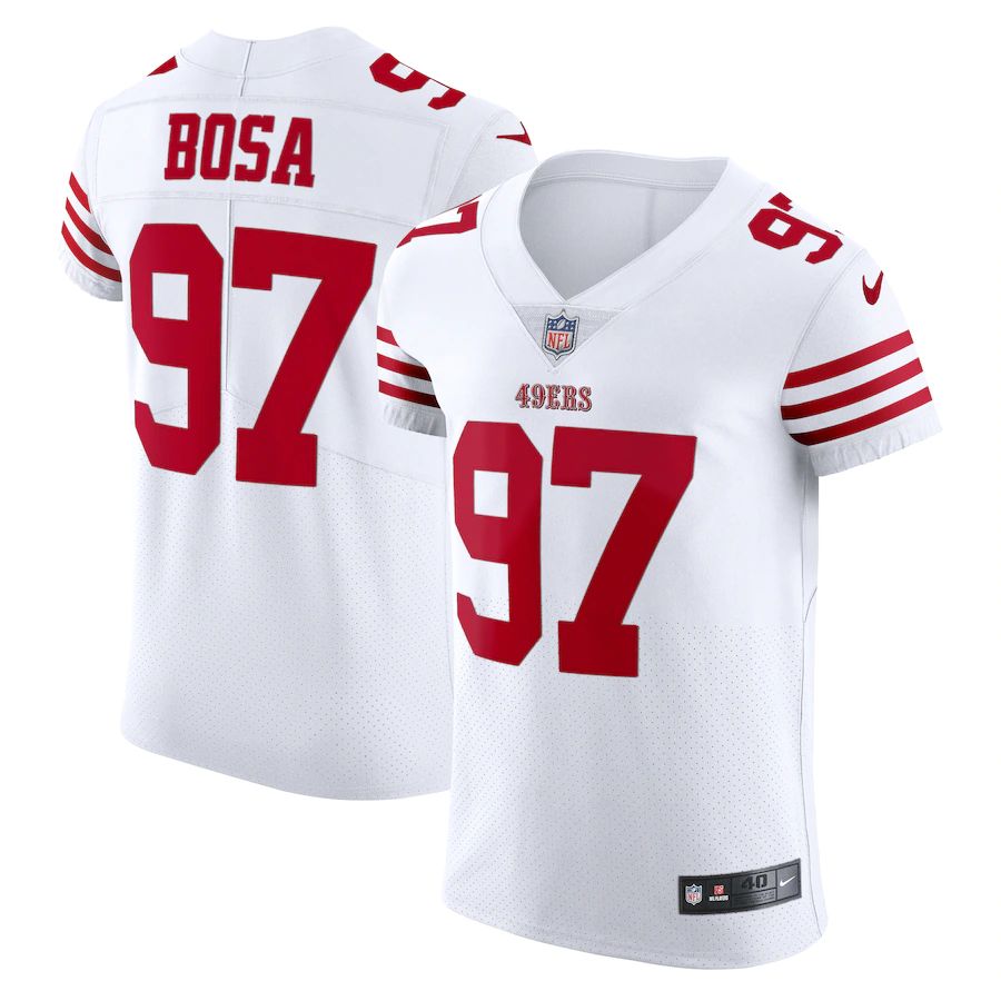 San Francisco 49ers #97 Nick Bosa White Men's 2022-23 Authentic Stitched Vapor Untouchable Elite Jersey cheap jerseys for sale - CheapJerseys.Shop