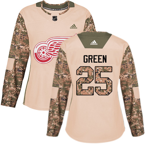 Detroit Red Wings #25 Mike Green Camo Authentic 2017 Veterans Day Women's Stitched Jersey Womens cheap jerseys for sale - CheapJerseys.Shop