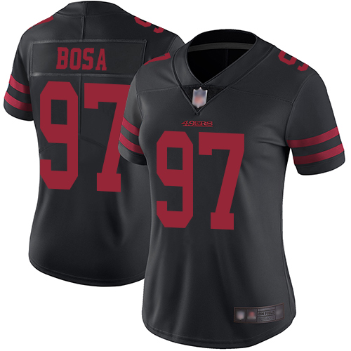 49ers #97 Nick Bosa Black Alternate Women's Stitched Vapor Untouchable Limited Jersey cheap jerseys for sale - CheapJerseys.Shop