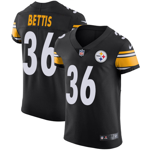 Steelers #36 Jerome Bettis Black Team Color Men's Stitched Vapor Untouchable Elite Jersey cheap jerseys for sale - CheapJerseys.Shop
