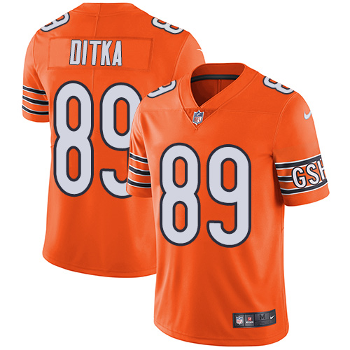 Bears #89 Mike Ditka Orange Youth Stitched Limited Rush Jersey cheap jerseys for sale - CheapJerseys.Shop