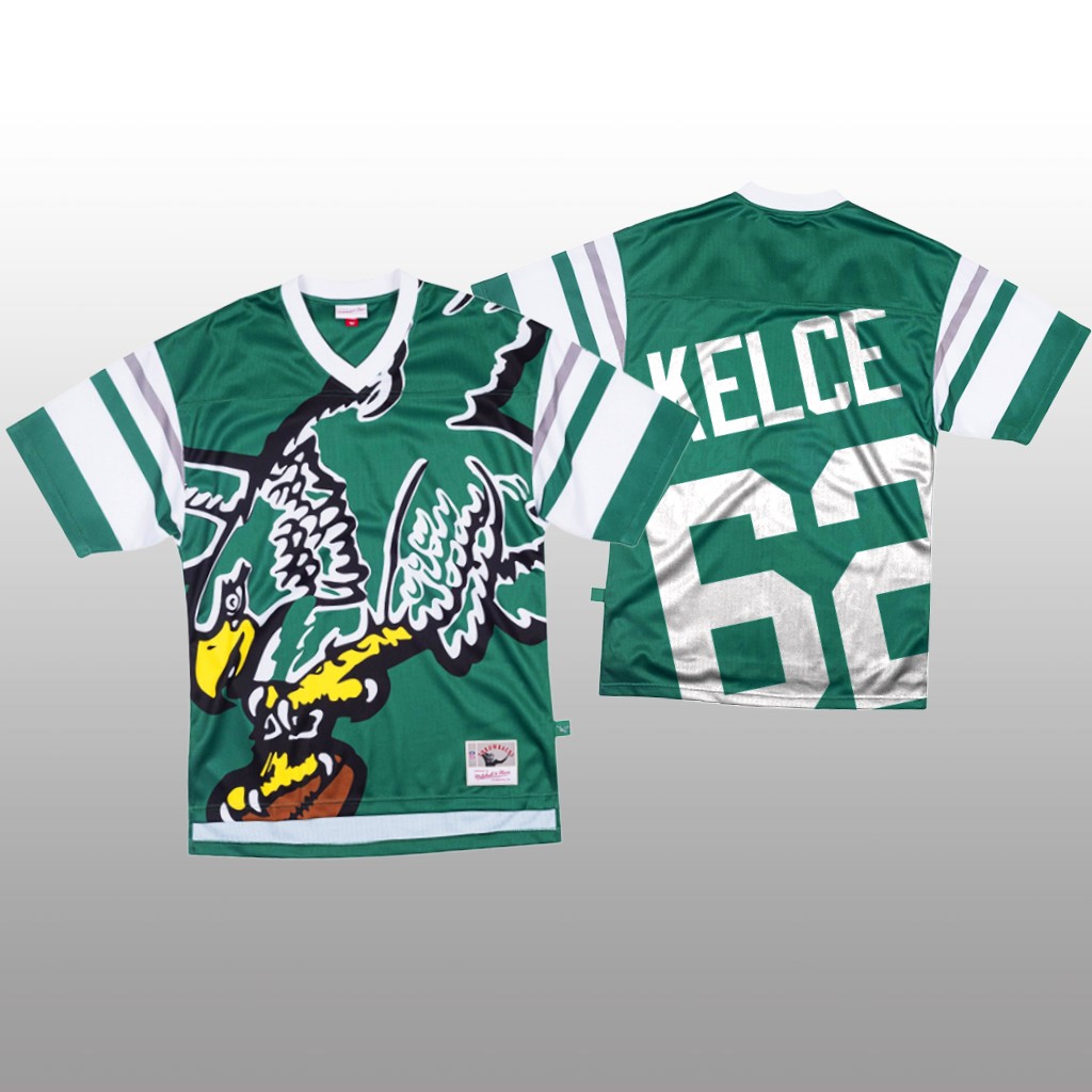 Philadelphia Eagles #62 Jason Kelce Green Men's Mitchell & Nell Big Face Fashion Limited Jersey cheap jerseys for sale - CheapJerseys.Shop