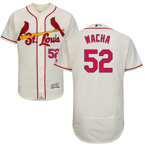 St.Louis Cardinals #52 Michael Wacha Cream Flexbase Authentic Collection Stitched Jersey Men's cheap jerseys for sale - CheapJerseys.Shop