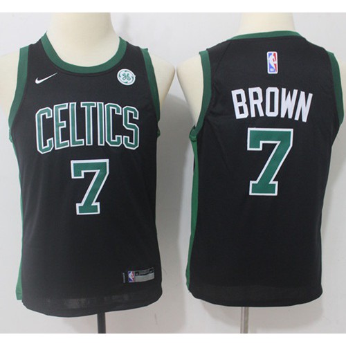 Boston Celtics #7 Jaylen Brown Black Youth Swingman Statement Edition Jersey Youth cheap jerseys for sale - CheapJerseys.Shop