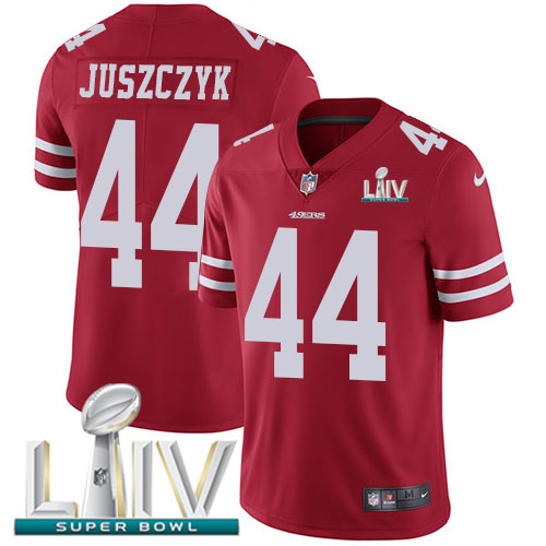 49ers #44 Kyle Juszczyk Red Super Bowl LIV 2020 Team Color Youth Stitched Vapor Untouchable Limited Jersey cheap jerseys for sale - CheapJerseys.Shop