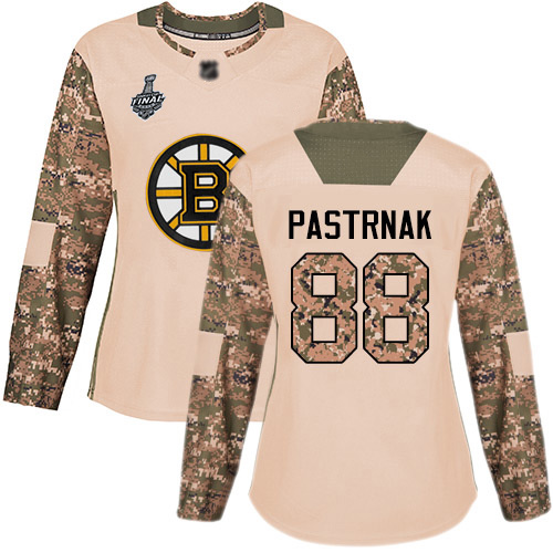 Boston Bruins #88 David Pastrnak Camo Authentic 2017 Veterans Day Stanley Cup Final Bound Women's Stitched Jersey Womens cheap jerseys for sale - CheapJerseys.Shop
