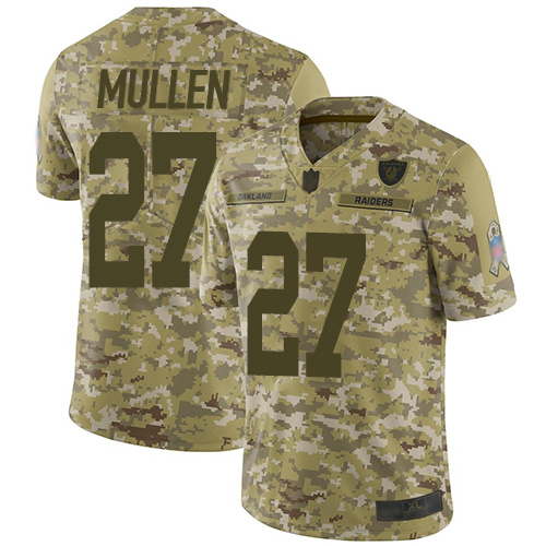 Las Vegas Raiders #27 Trayvon Mullen Camo Men's Stitched Limited 2018 Salute To Service Jersey Men's cheap jerseys for sale - CheapJerseys.Shop