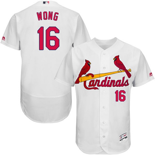 St.Louis Cardinals #16 Kolten Wong White Flexbase Authentic Collection Stitched Jersey Men's cheap jerseys for sale - CheapJerseys.Shop