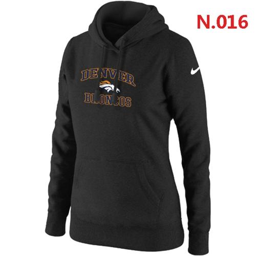 Women's Denver Broncos Heart & Soul Pullover Hoodie Black cheap jerseys for sale - CheapJerseys.Shop