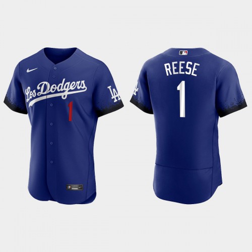 Los Angeles Los Angeles Dodgers #1 Pee Wee Reese Men's 2021 City Connect Authentic Jersey Royal Men's cheap jerseys for sale - CheapJerseys.Shop