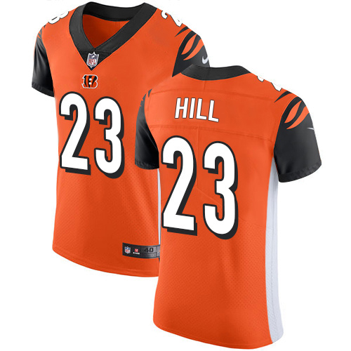 Bengals #23 Daxton Hill Orange Alternate Men's Stitched New Elite Jersey cheap jerseys for sale - CheapJerseys.Shop