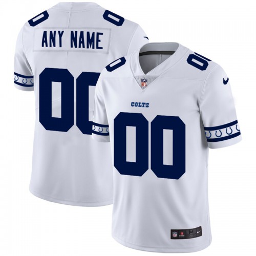 Indianapolis Colts Custom White Team Logo Vapor Limited Jersey cheap jerseys for sale - CheapJerseys.Shop