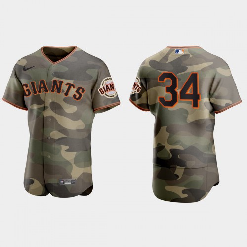 San Francisco San Francisco Giants #34 Kevin Gausman Men's 2021 Armed Forces Day Authentic Jersey -Camo Men's cheap jerseys for sale - CheapJerseys.Shop