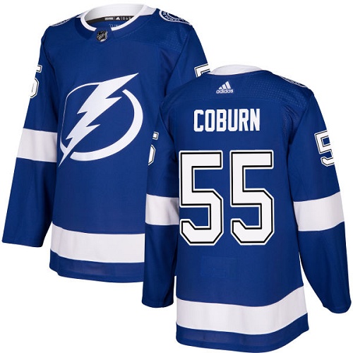 Tampa Bay Lightning #55 Braydon Coburn Blue Home Authentic Stitched Youth Jersey Youth cheap jerseys for sale - CheapJerseys.Shop