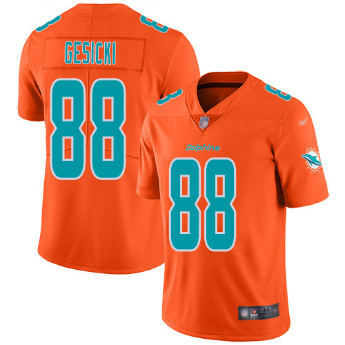 Dolphins #88 Mike Gesicki Orange Men's Stitched Limited Inverted Legend Jersey cheap jerseys for sale - CheapJerseys.Shop