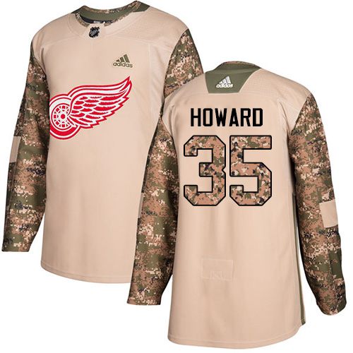 Detroit Red Wings #35 Jimmy Howard Camo Authentic 2017 Veterans Day Stitched Youth Jersey Youth cheap jerseys for sale - CheapJerseys.Shop