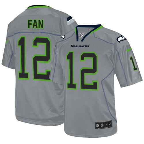 Seahawks #12 Fan Lights Out Grey Men's Stitched Elite Jersey cheap jerseys for sale - CheapJerseys.Shop