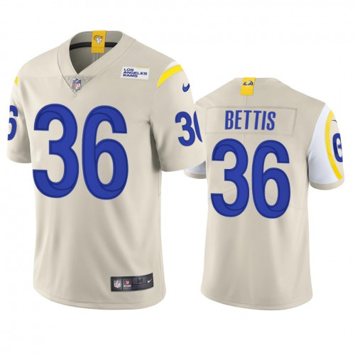 Los Angeles Los Angeles Rams #36 Jerome Bettis Men's Vapor Limited Jersey - Bone Men's cheap jerseys for sale - CheapJerseys.Shop
