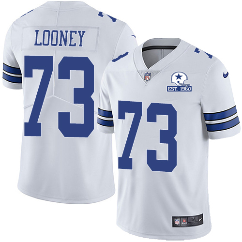 Dallas Cowboys #73 Joe Looney White Men's Stitched With Established In 1960 Patch Vapor Untouchable Limited Jersey Men's cheap jerseys for sale - CheapJerseys.Shop
