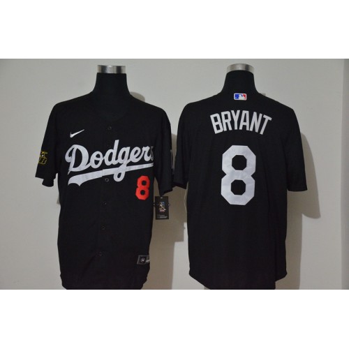 Los Angeles Los Angeles Dodgers #8 Kobe Bryant Men??s Black Cool Base Jersey Men's cheap jerseys for sale - CheapJerseys.Shop