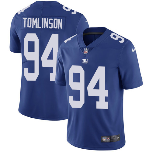 New York Giants #94 Dalvin Tomlinson Royal Blue Team Color Men's Stitched Vapor Untouchable Limited Jersey Men's cheap jerseys for sale - CheapJerseys.Shop
