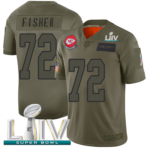 Kansas City Chiefs #72 Eric Fisher Camo Super Bowl LIV 2020 Youth Stitched Limited 2019 Salute To Service Jersey Youth cheap jerseys for sale - CheapJerseys.Shop