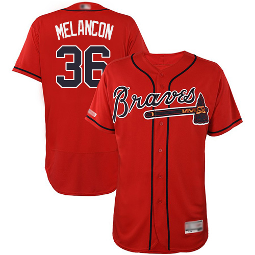 Atlanta Braves #36 Mark Melancon Red Flexbase Authentic Collection Stitched Jersey Men's cheap jerseys for sale - CheapJerseys.Shop