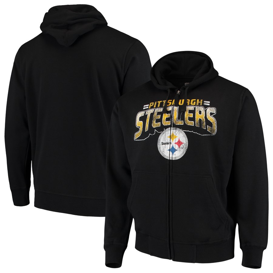 Pittsburgh Steelers G-III Sports By Carl Banks Perfect Season Full-Zip Hoodie Black cheap jerseys for sale - CheapJerseys.Shop