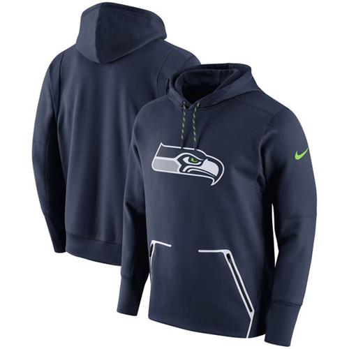Men's Seattle Seahawks College Navy Champ Drive Vapor Speed Pullover Hoodie cheap jerseys for sale - CheapJerseys.Shop