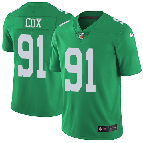 Philadelphia Eagles #91 Fletcher Cox Green Men's Stitched Limited Rush Jersey Men's cheap jerseys for sale - CheapJerseys.Shop