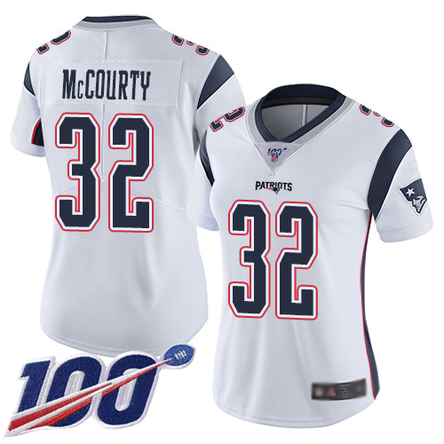 Patriots #32 Devin McCourty White Women's Stitched 100th Season Vapor Limited Jersey cheap jerseys for sale - CheapJerseys.Shop