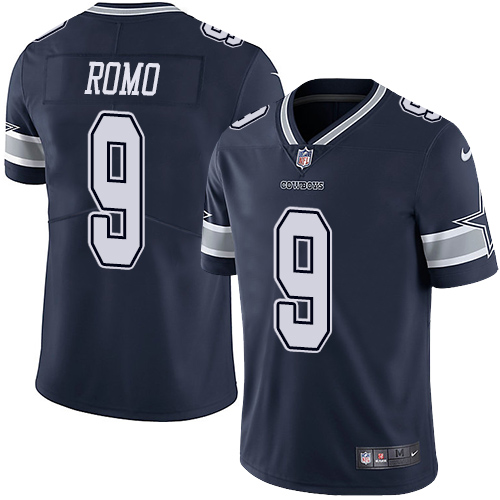 Dallas Cowboys #9 Tony Romo Navy Blue Team Color Youth Stitched Vapor Untouchable Limited Jersey Youth cheap jerseys for sale - CheapJerseys.Shop