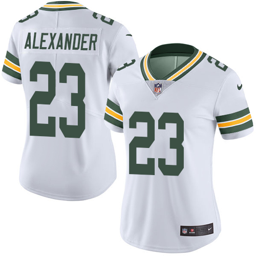Packers #23 Jaire Alexander White Women's Stitched Vapor Untouchable Limited Jersey cheap jerseys for sale - CheapJerseys.Shop