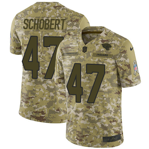 Jacksonville Jaguars #47 Joe Schobert Camo Youth Stitched Limited 2018 Salute To Service Jersey Youth cheap jerseys for sale - CheapJerseys.Shop