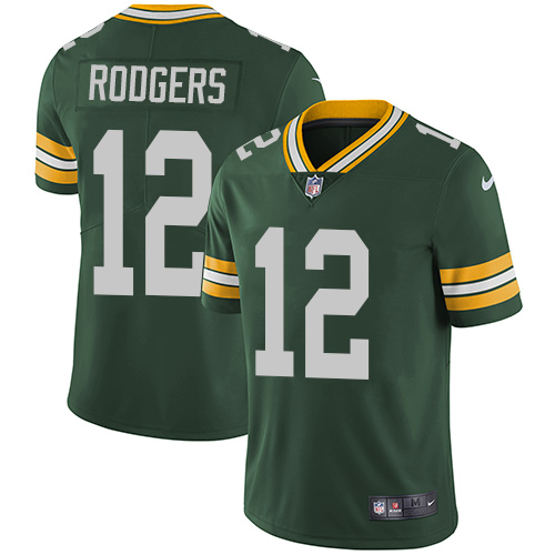 Packers #12 Aaron Rodgers Green Team Color Youth Stitched Vapor Untouchable Limited Jersey cheap jerseys for sale - CheapJerseys.Shop