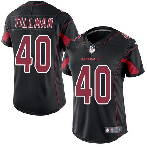 Cardinals #40 Pat Tillman Black Women's Stitched Limited Rush Jersey cheap jerseys for sale - CheapJerseys.Shop