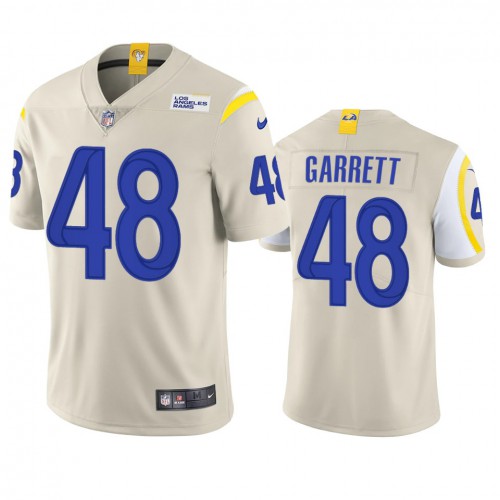 Los Angeles Los Angeles Rams #48 Chris Garrett Men's Vapor Limited Jersey - Bone Men's cheap jerseys for sale - CheapJerseys.Shop