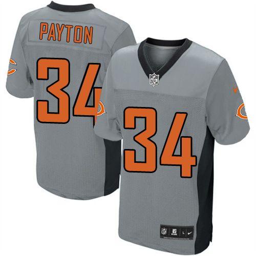 Bears #34 Walter Payton Grey Shadow Youth Stitched Elite Jersey cheap jerseys for sale - CheapJerseys.Shop